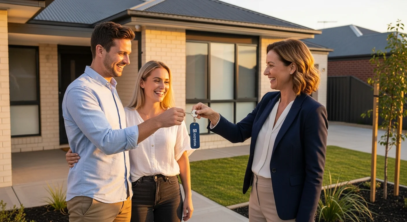 Finance broker consulting with clients in Adelaide